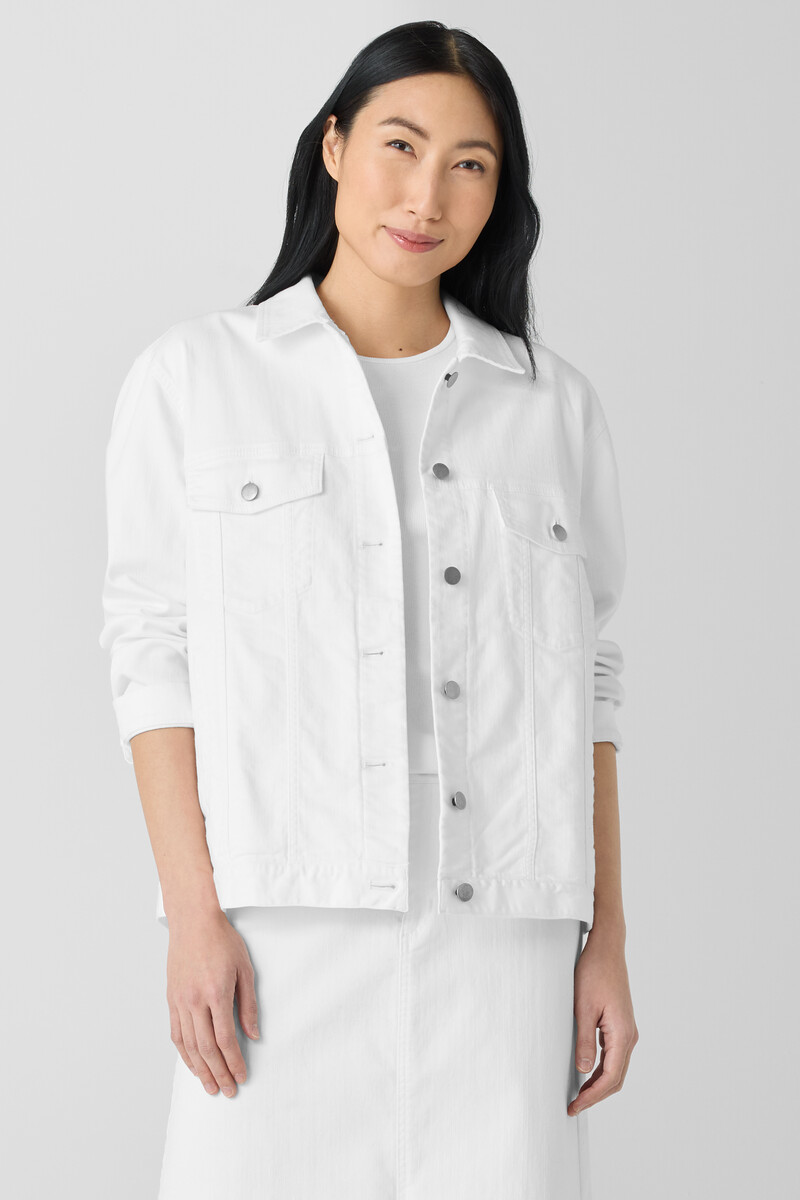 Garment-Dyed Organic Cotton Denim Jacket Garment-Dyed Organic Cotton Denim Jacket