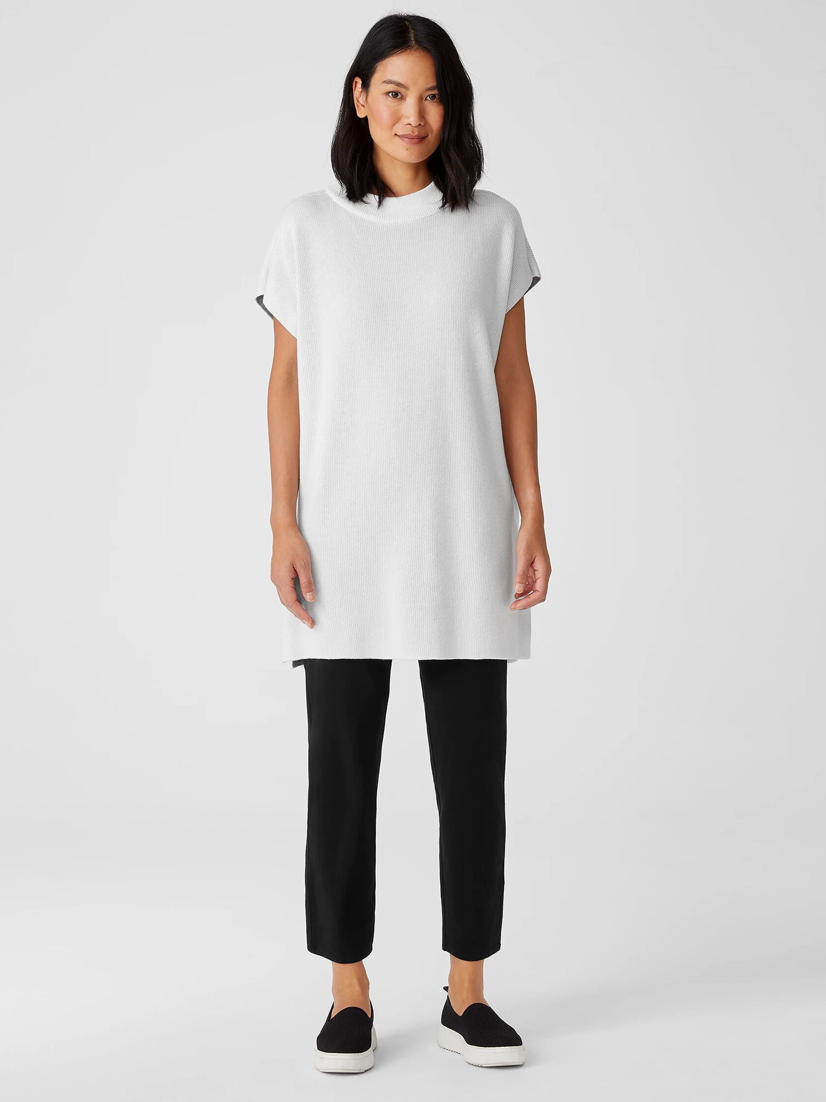 Traceable Cotton Jersey High-Waisted Pant | EILEEN FISHER