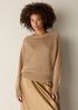 Sleek Viscose Wedge Sweater