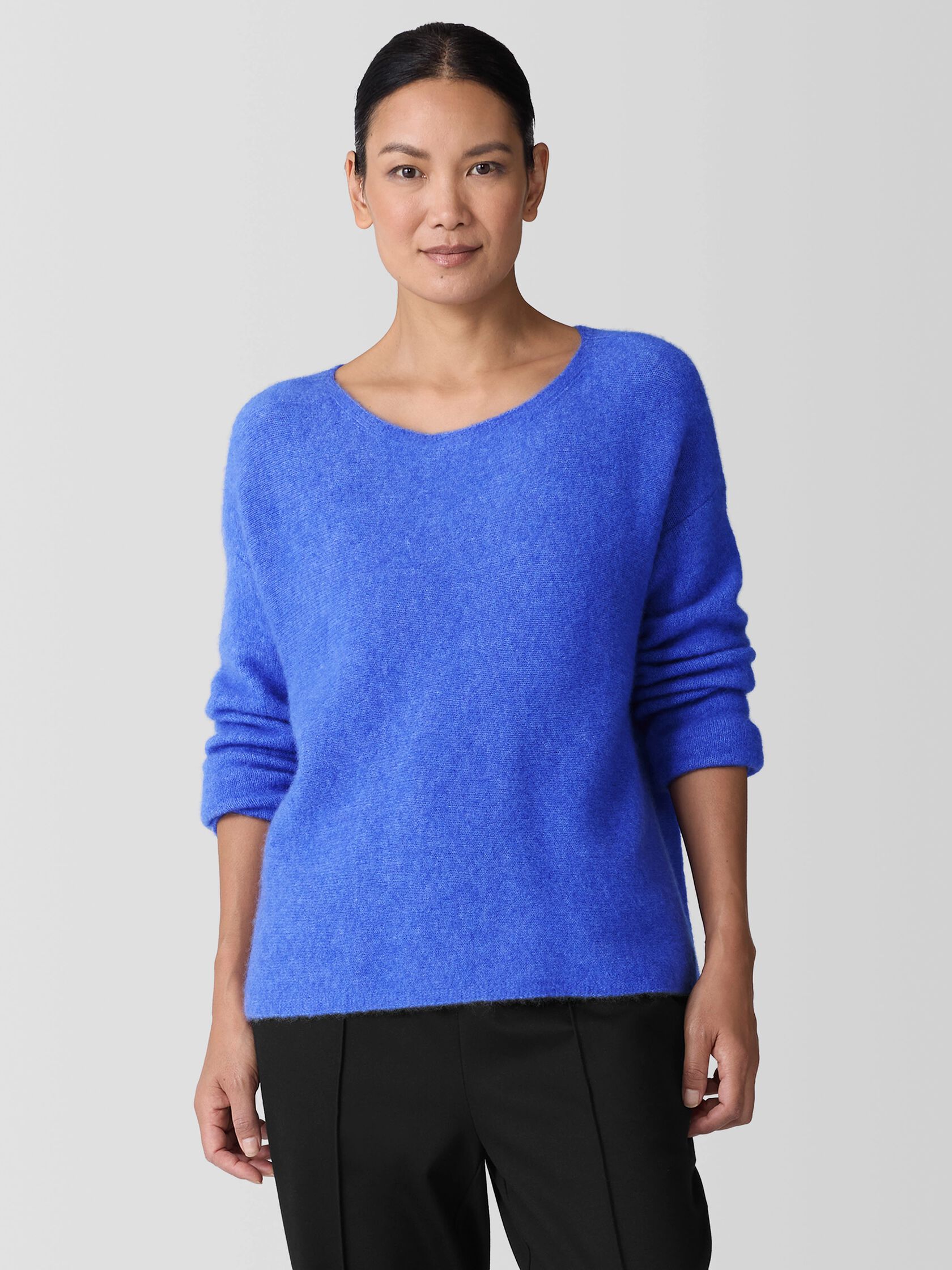 Cashmere Silk Bliss Bateau Neck Top
