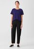 Cotton Hemp Stretch Lantern Pant