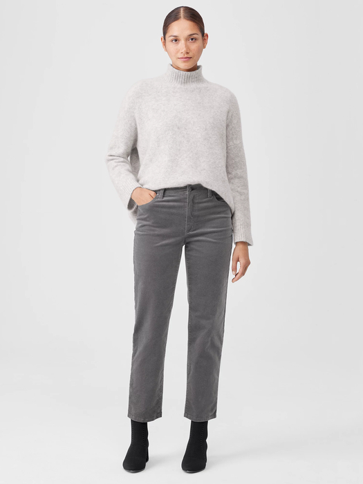 Organic Cotton Stretch Velveteen Pant