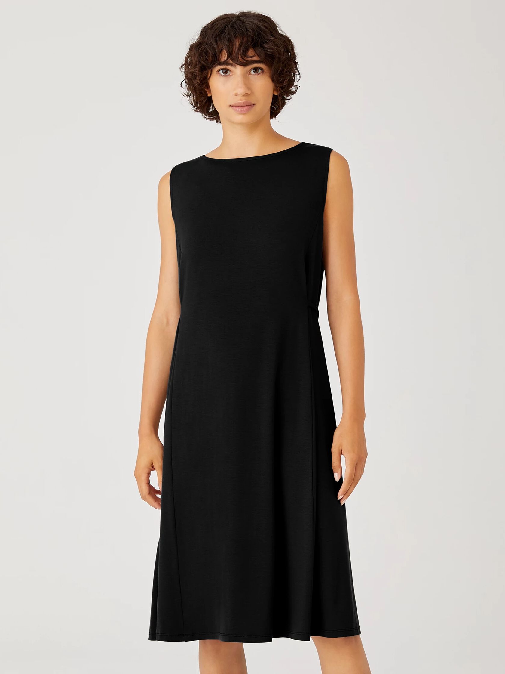 Fine Jersey Sleeveless Tie Dress
