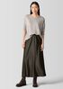 Stretch Silk Charmeuse Bias Skirt