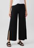 Stretch Jersey Knit Pant with Slits