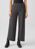 Stretch Jersey Knit Wide-Leg Pant