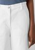 Garment-Dyed Organic Cotton Denim Wide-Leg Jean