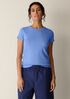 Organic Cotton Stretch Rib Crew Neck Tee