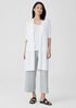 Organic Linen Cotton Jersey Long Cardigan