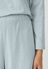 Slubby Organic Cotton Wide-Leg Sleep Pant