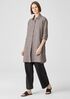 Washed Organic Linen Delave Long Shirt