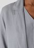 Linen Silk Twill Long Blazer