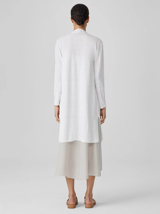 Organic Linen Cotton Long Cardigan