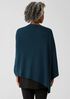 Merino Links Poncho in Regenerative Wool
