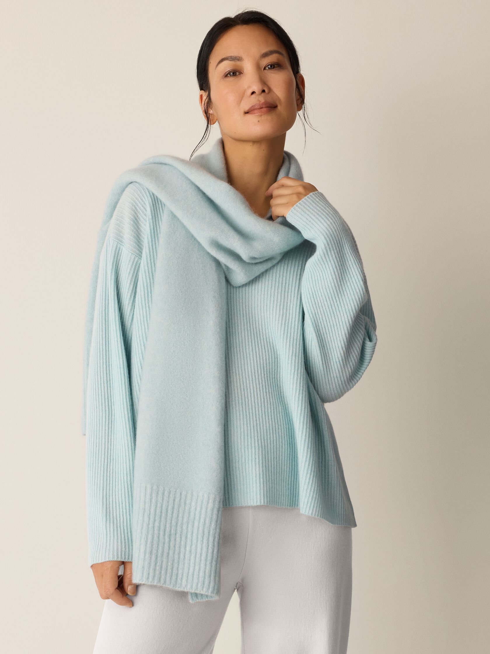 Cashmere Silk Boucle Bliss Scarf