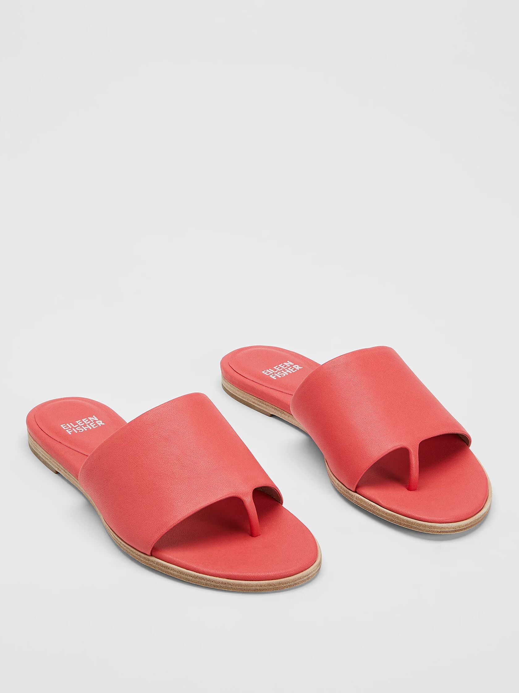 Edge Leather Slide Sandal