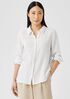 Organic Cotton Gauze Striped Shirt