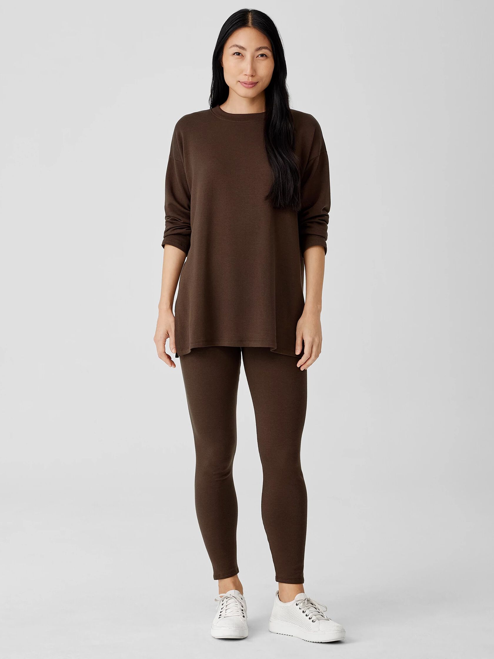 Cozy Brushed Terry Hug High-Waisted Leggings