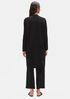 Silk & Organic Cotton Interlock Long Cardigan