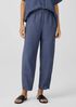 Washed Organic Linen Delave Lantern Pant