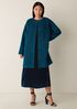Fine Wool Alpaca Round Neck Coat