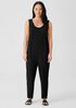 Traceable Cotton Jersey Slouchy Jumpsuit