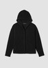Cozy Recycled Wool Boucle Hooded Jacket