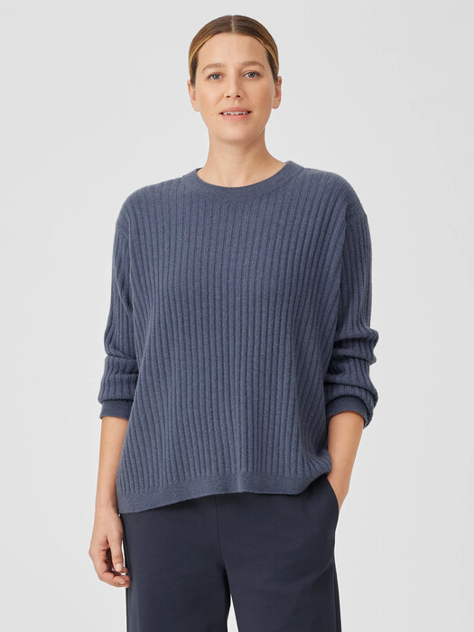 Italian Cashmere Crew Neck Top