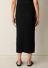 Bubble Jacquard Pencil Skirt