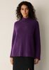 Cashmere Silk Bliss Turtleneck Top