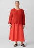 Peruvian Organic Cotton Cord Crew Neck Top