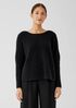 Cashmere Silk Bliss Boatneck Top