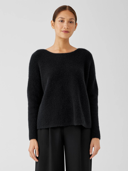 Cashmere Silk Bliss Boatneck Top