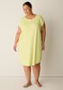 Organic Cotton Interlock Henley Sleep Dress