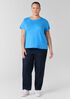 Organic Linen Jersey Crew Neck Tee
