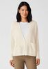 Organic Cotton Linen V-Neck Cardigan