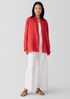 Organic Handkerchief Linen Classic Collar Shirt