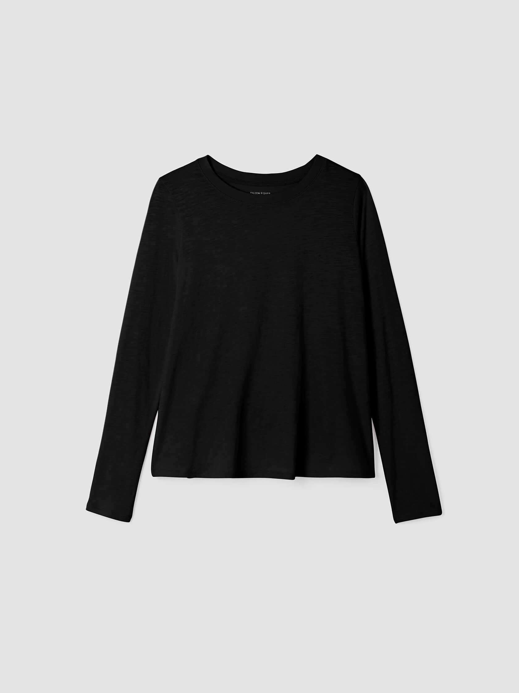 Organic Cotton Slub Crew Neck Top