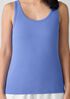 Organic Cotton Stretch Rib Scoop Neck Tank