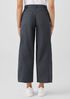 Cotton Hemp Stretch Wide-Leg Pant