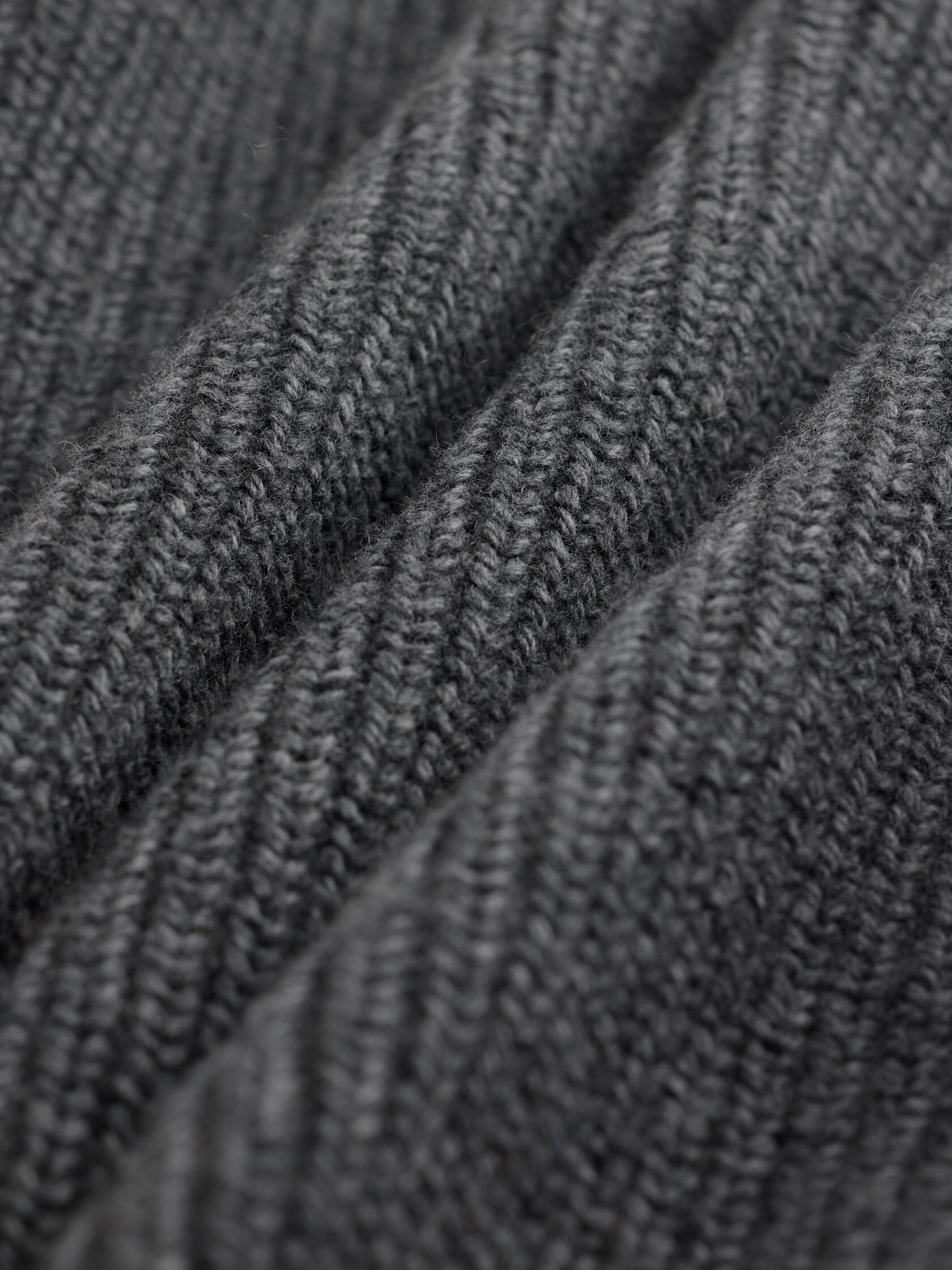 Cotton & Recycled Cashmere Crew Neck Cardigan