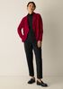 Washable Flex Ponte Tapered Trouser Pant