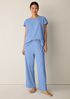 Organic Cotton Interlock Straight Sleep Pant