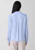 Silk Georgette Crepe Classic Collar Shirt