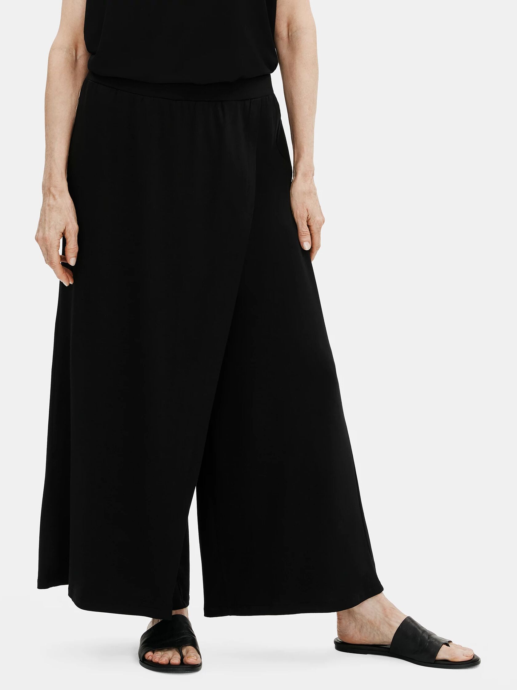 Fine Jersey Wrap Front Pant