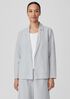 Washed Organic Cotton Poplin Blazer