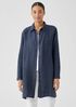 Washed Organic Linen Délavé Long Shirt