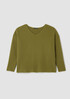 Italian Cashmere V-Neck Top