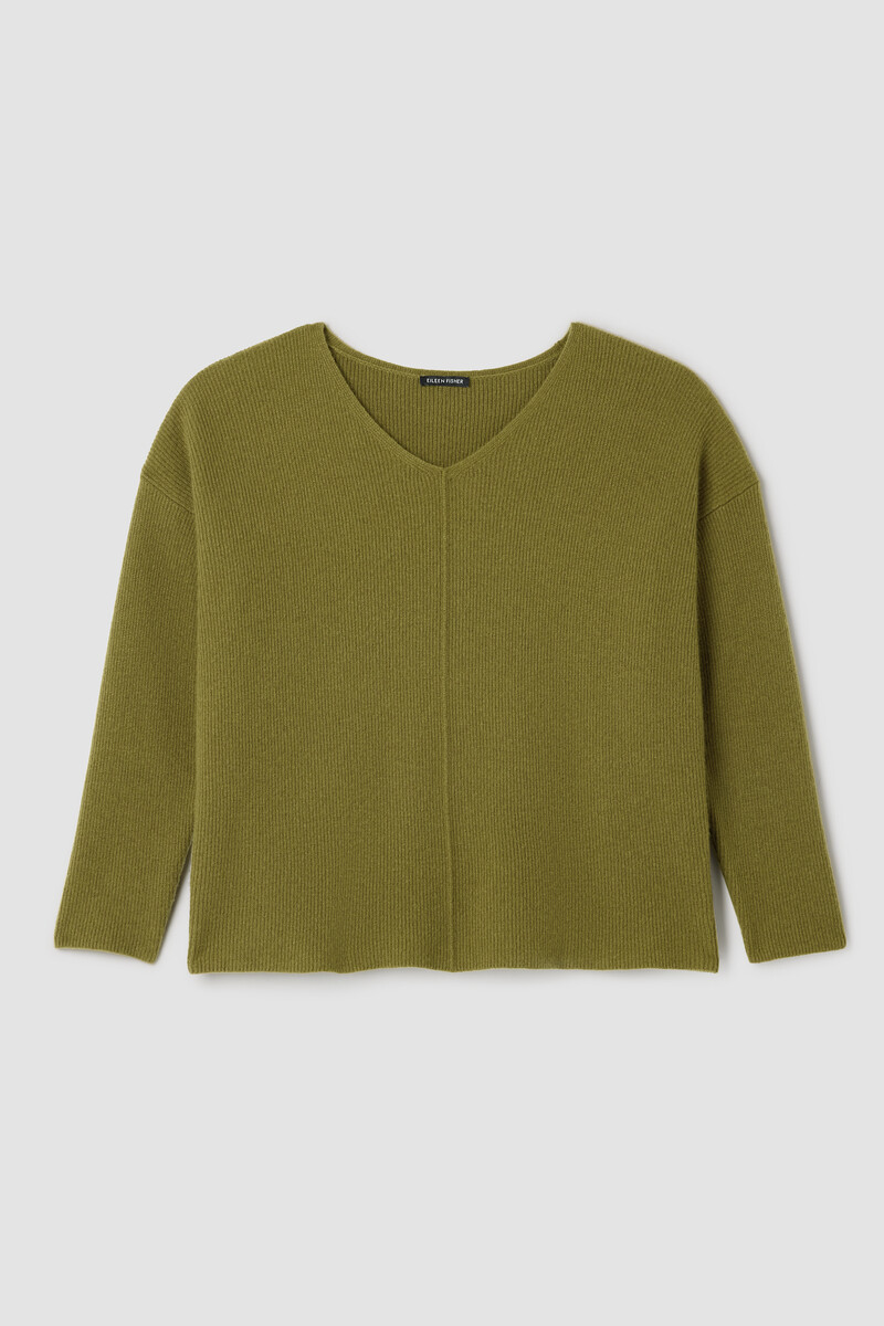Italian Cashmere V-Neck Top Italian Cashmere V-Neck Top