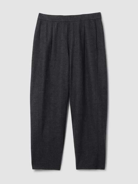 Mélange Boiled Wool Jersey Lantern Pant in Regenerative Wool